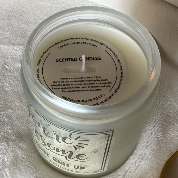 Unused “you’re awesome” jar candle - Picture 2 of 2